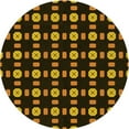 thumbnail image 1 of Ahgly Company Machine Washable Indoor Square Transitional Midnight Gray Area Rugs, 3' Square, 1 of 7