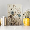 thumbnail image 6 of 2D Flat, One Piece of Canvas Art Featuring a Wooden Frame, Depicting a Wildflower . This Print Showcases Floral Designs Suitable for a Country Cottage Aesthetic, 6 of 8