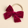 thumbnail image 1 of Diademas navideñas de 4'' con lazo para el cabello para niñas pequeñas, lazos de terciopelo, accesorios para el cabello para conjuntos navideños de bebés y niños pequeños, una corbata, 1 of 6