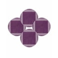 thumbnail image 7 of 15 Inch Round Placemats Set of 4, Dark Purple Retro Greek Key Non Slip Heat Insulation PP Table Mats, Geometric Greece Ancient Farmhouse Washable Place Mats for Kitchen Dining Party Table Decor, 7 of 7