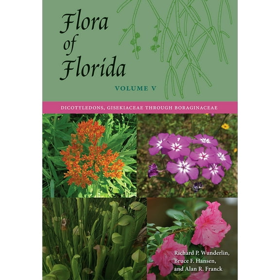 Flora of Florida, Volume V: Dicotyledons, Gisekiaceae through Boraginaceae, (Hardcover)