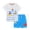 0-Blue206, variant on Tiijoy Boys Summer Outfits Casual Knit Cartoon Short Sleeve T-Shirt Shorts Set, Sizes 3-4