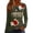 Army Green, variant on Womens Shirts Summer 250Th Anniversary Usa for Women 1776 2026 Patriotic American Flag V Neck T July 4Th Graphic Tee 250 Anniversary Usa Shirt Women Brown M