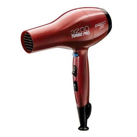 Red Pro 3200 Turbo Pro Detangler AC Dryer, High performance for salon quality results By Kiss