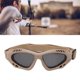 thumbnail image 5 of Gafas De Seguridad, Gafas De Malla De Hierro Fuerte Resistente A Los Impactos Tipo De Correa A Prueba De Arena PC Caucho Hierro Transpirable Con Bolsa De Almacenamiento Para, 5 of 8