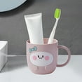 thumbnail image 5 of Lilixerw Cute Cartoon Bathroom Toothbrush Cups,Mouthwash Cups,Bathroom Tumbler Cup,Tooth Brush Holders,Plastic Household Drinking Cups, 5 of 6