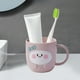 thumbnail image 5 of Mouthwash Mug Household Brushing Cup Convenient Wash Cup Mug Couple Brushing Cup Travel Toothpaste Cup, 5 of 6