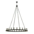 thumbnail image 5 of Meyda Tiffany 148680 Loxley 24 Light 72" Wide Ring Chandelier - Bronze, 5 of 6