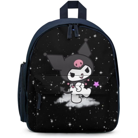 Kuromi Backpack School Bag Cute Lightweigh Back to School Rucksack Bag As Gift
