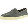 Toms Men's Avalon Space-Dye Forged Iron Grey Ankle-High Canvas Flat Shoe - 10.5M
