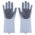thumbnail image 1 of Guantes de limpieza, guantes de silicona con cerdas, guantes para platos, guantes para limpieza de platos, funcionalidad versátil, 1 of 8