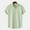 Green, variant on ALLLIST Men Shirts Cotton Collared Short Sleeve Button Down Shirts Casual Solid Green Mens Clothing