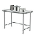 thumbnail image 4 of Stainless Steel Work Table | 24x20x31 Inches Household Stainless Steel Prep Table | Legs Adjustable Table Restaurant Appliances for Cafeterias, Clean Rooms, Hotels, 4 of 9