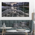 thumbnail image 1 of Design Art - Black Icy Mountain Lake with Snow, 1 of 3