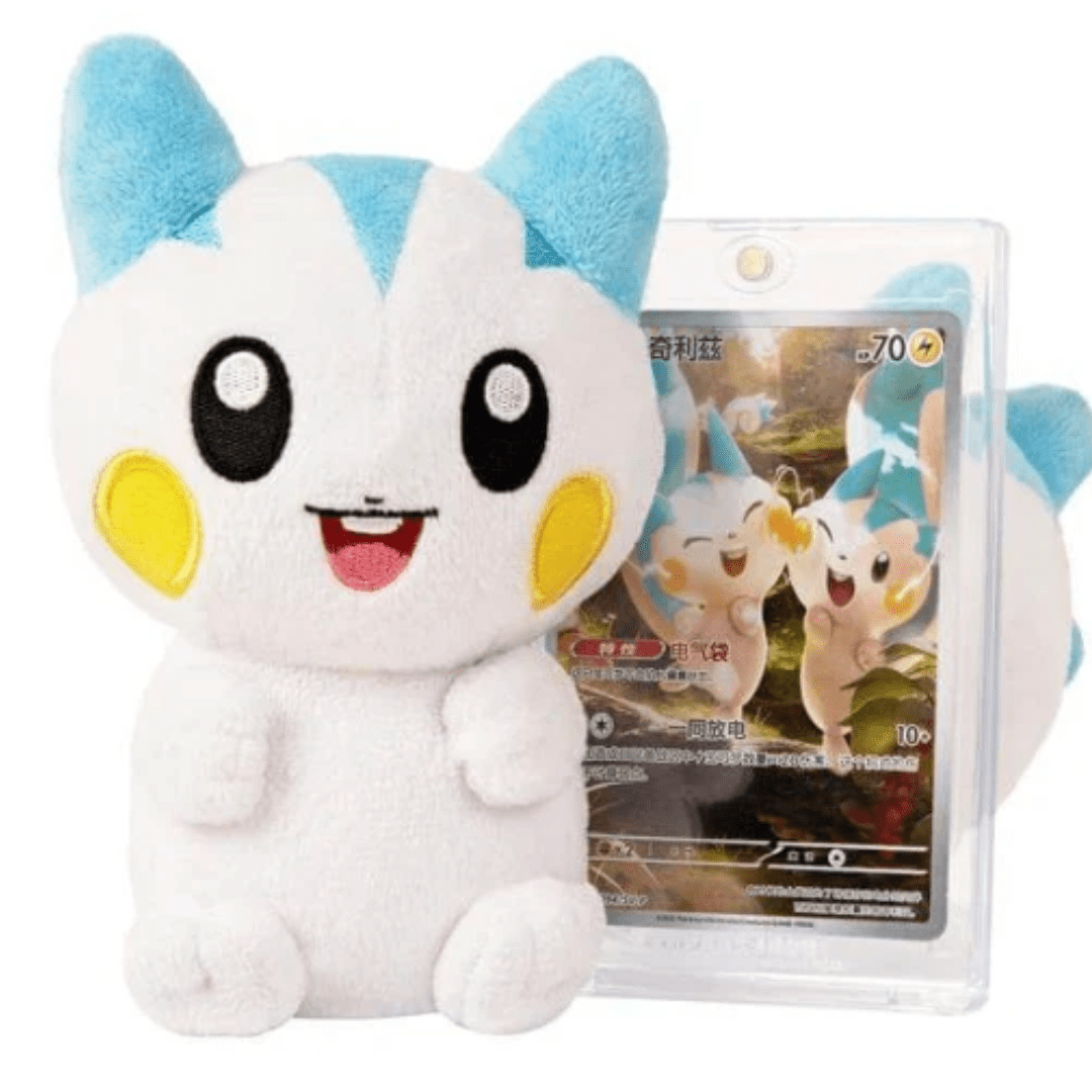 Pokemon TCG: Nuzzle Cheeks Plush Card Display Gift Box