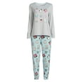 thumbnail image 5 of Secret Treasures Women's and Womens's Plus Long Sleeve PJ set, 5 of 5