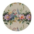 thumbnail image 2 of Nawypu  Vintage Spring Flowers, Elastic Fitted Edged Round Tablecloth Fade Resistant Anti-Shrink Table Cloth Washable Table Cover for Indoor or Outdoor and Anywhere You Wanna use it, 2 of 7