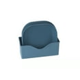 thumbnail image 3 of AMERTEER Set of 5 Plastic Plates With Holder Durable Shatterproof Deep Plates Solid  A, 3 of 8
