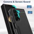 thumbnail image 2 of Entronix Galaxy Z Fold 5 Shockproof Heavy Duty Phone Case Cover Samsung Galaxy Z Fold 5 Black, 2 of 6
