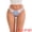 Light Blue, variant on DARING DIVA Women's Lace Satin Low Rise Comfortable Smoothing Briefs S Black