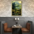 thumbnail image 3 of 20" x 30" Vintage 1920s Adirondack Mountains Wall Art, 3 of 4