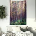 thumbnail image 4 of Farm House Decor Wall Hanging Tapestry, Forest in the Morning Light Tall Trees Trunks Greenery Natural Environment Picture, Bedroom Living Room Dorm Accessories, 40 X 60 Inches, by Ambesonne, 4 of 5