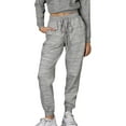thumbnail image 1 of Doublju Women's Casual Elastic Waist Drawstring Jogger Pants (S-3X), 1 of 4