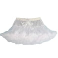 thumbnail image 3 of Blmnix Womens Skirt Tulle Skirts Full Lace Petticoat Mini White Knee Length Skirts for Women,S, 3 of 4