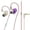 Purple, variant on S08 in Ear Monitor Headphones IEM Earphones HiFi Stereo Sound Stage Earphones Wired Noise Cancelling Gaming Earbuds for Musicians Singer Audiophiles ,Compatible with 3.5mm&Type-C Plugs