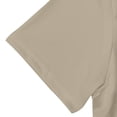 thumbnail image 6 of kamemir Gym Shirts Men Men's Casual Shirt Short Sleeve Band Collar Shirt Summer Beach T-Shirts Khaki,XL, 6 of 6