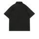 thumbnail image 3 of Camisa Elvqul Caballero de Color Sólido Manga Corta Casual Negro con Solapa, 3 of 3