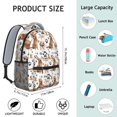 thumbnail image 6 of Golden Retriever Backpack for School,Cute School Bag,Schoolbag with Adjustable Shoulder Straps & Padded Back,15.3"x11"x6.7", 6 of 6
