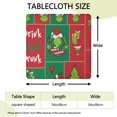 thumbnail image 2 of Square Tablecloth with Elastic Edges 34 * 34 Inch Waterproof Table Cover Washable Indoor and Outdoor for Party Kitchen Dinner Banquet Patio Picnic, 2 of 3