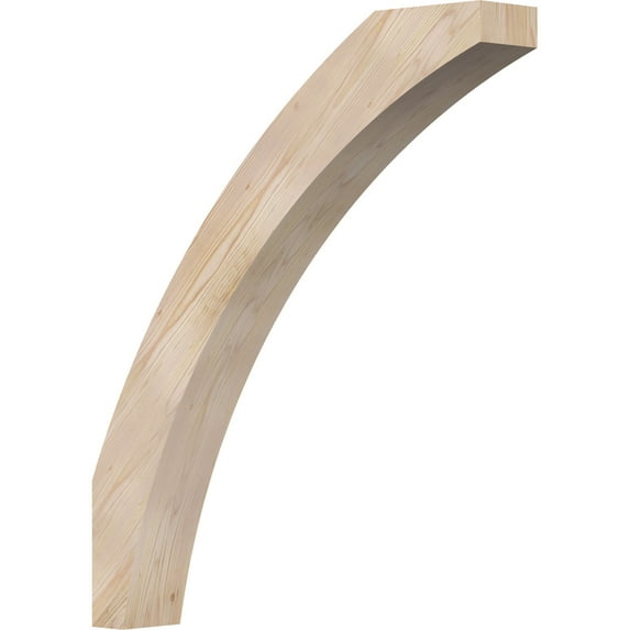 5 1/2"W x 34"D x 40"H Thorton Smooth Knee Brace, Douglas Fir