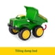 thumbnail image 3 of Set de vehículos de juguete John Deere, camión volquete y tractor 18M+, 3 of 9