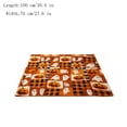 thumbnail image 6 of Clearance! Halloween Throw Blanket, 39x27 Inch Flannel Fleece Blanket for Couch, Cute Pumpkin Ghost Buffalo Plaid Bedding, Orange, 6 of 6