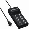 thumbnail image 1 of wonima44 10-Port USB Charger Station, 50W10A Multiport Charger Hub for iPhone, Galaxy, iPad & More, 1 of 1