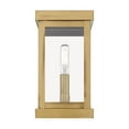thumbnail image 5 of Livex Lighting Hopewell Outdoor Wall Lantern in Antique Brass, 5 of 9