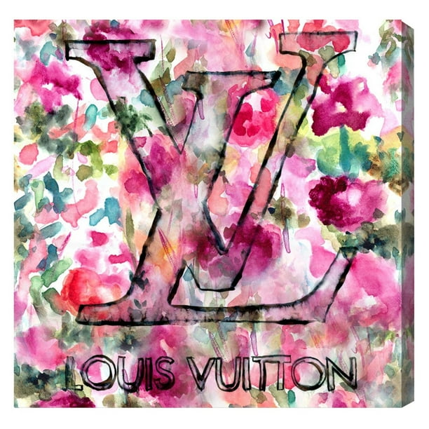 Runway Avenue Floral And Botanical Wall Art Canvas Prints Lv Garden Florals Pink Green Walmart Com Walmart Com