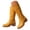 a-Yellow, variant on Pandaie Womens Knee High Boots Faux Leather Mid Heel Round Toe Wide Calf Tall Dress Boots Fall Winter Fashion Casual Riding Shoes