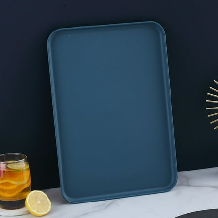 

Homeex Wheat Straw Home Living Room Fruit Tray Dark blue Small