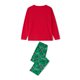 thumbnail image 3 of Pijama De Navidad, Camiseta Impresa Con Letras De Papá Noel + Pantalones Estampados Con Alces, Ropa Para Perros ; Niños 6-7 Años, 3 of 4