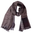 thumbnail image 4 of Sonducket Bufanda de invierno tejida de poliéster, bufanda a rayas, artesanía exquisita, agradable para la piel, a prueba de arañazos Accesorios de disfraces café, 4 of 6