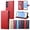Red, variant on Leather Wallet Phone Case For Samsung Galaxy A56 A36 A26 A16 A06 A55 A35 A25 A15 A05 A05S A54 A34 A24 A14 A04 A04S Phone Case Wallet Case Leather Phone Cover Card Zipper