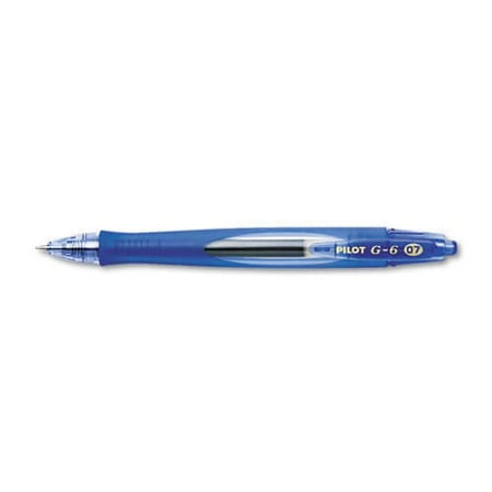 Pilot Blue Ink G6 Roller Ball Fine-point Retractable Gel Pen