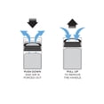 thumbnail image 5 of Prepara Evak Compact Mini Vacuum Seal Food Storage Container, Black Gloss Handle (Set of 3), 5 of 6