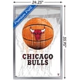 thumbnail image 3 of NBA Chicago Bulls - Drip Basketball 21 Wall Poster, 22.375" x 34", Framed, 3 of 3