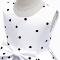 thumbnail image 5 of Odeerbi 2025 Christmas Dress Explosion Style Children's Clothing Girls Dress Polka Dot Retro Children Princess Dress Christmas Performance Dress White, 5 of 6