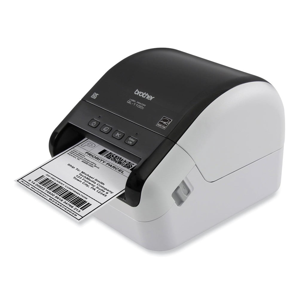 QL-1100C 6.7 in. x 8.7 in. x 5.9 in. 69 Labels Print Speed Wide Format Professional Label Printer