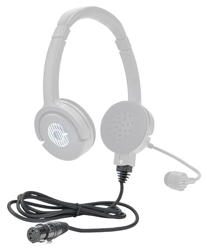 Interchangeable Headset Cable for Clear-Com 300-X4(5ft), XLR Connector Microphone Headphone Wire for Clear-Com CC-110 CC-300 CC-220 CC-400-X4 Headsets, 4 Pin XLR Female Adapter Headphone Cord(2 Pack)